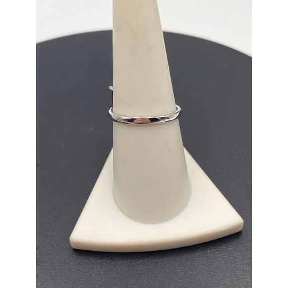 V925 Four Prong Set Emerald Cut Amethyst and Cz Accent Sterling Ring Sz 8.25 - Picture 6 of 10